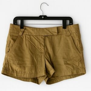 J.Crew City Fit Classic Twill Chino Shorts Khaki 100%‎ Cotton – Size 8